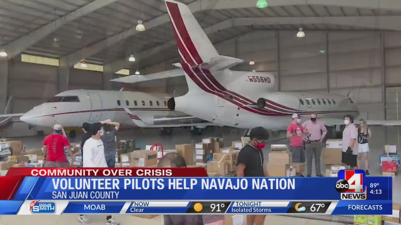 Dozens of volunteer pilots help deliver 19,000 lbs. of essential supplies to Navajo Nation (4 p.m.)