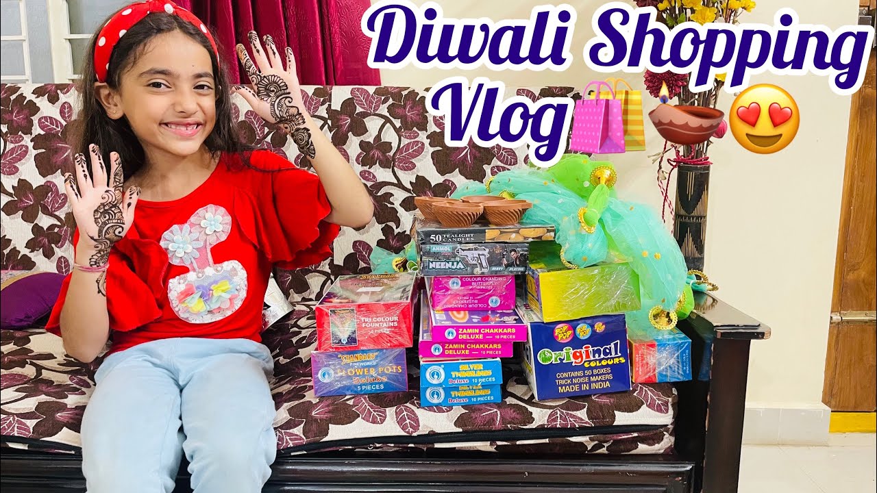 Diwali Per Samayra Ne Ki Dher Sari Shopping 🛍😍| Shopping Vlog Ep - 128 | @SamayraNarulaOfficial