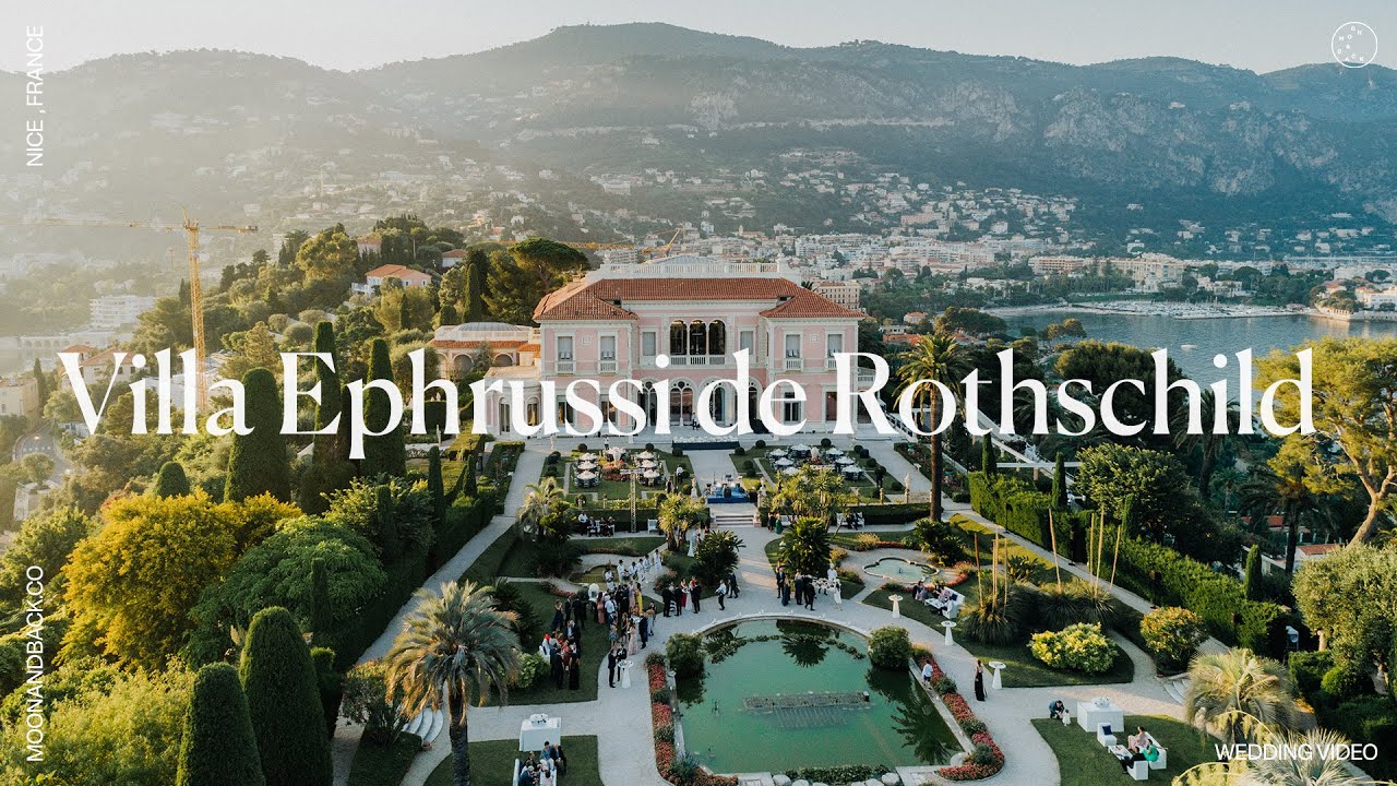 Alina & Julien | Villa Ephrussi de Rothschild Wedding Video | French Riviera, Monaco