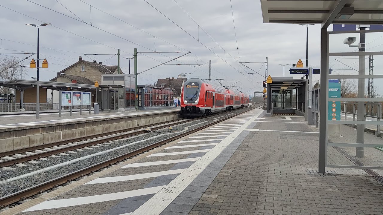 SCHNELLE Züge in Groß-Gerau-Dornberg! 22.02.2025 🇩🇪