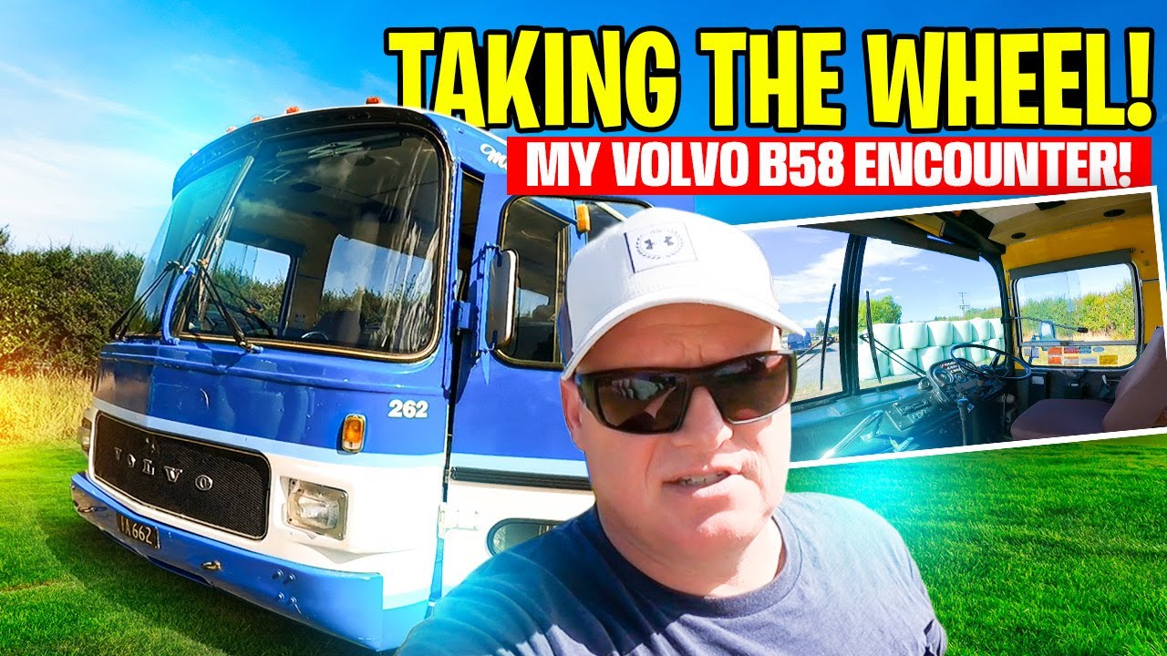 【1977 Volvo B58 】Ex Newmans Coachlines. Retro dashboard, cab cam!