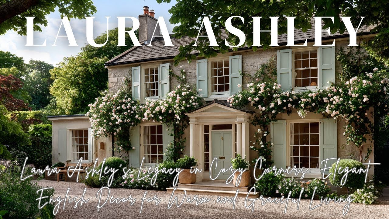 Laura Ashley’s Legacy in Cozy Corners: Elegant English Decor for Warm and Graceful Living