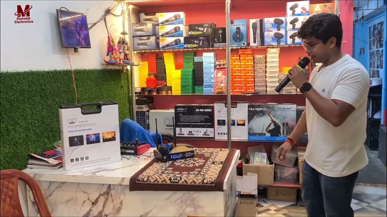 QD AUDIO E825 UHF CORDLESS UNBOXING AND TESTING VIDEO. 