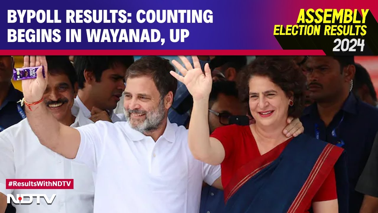 Bypoll Results Live: Counting Begins In Wayanad, Priyanka Gandhi Contests Her Debut Election