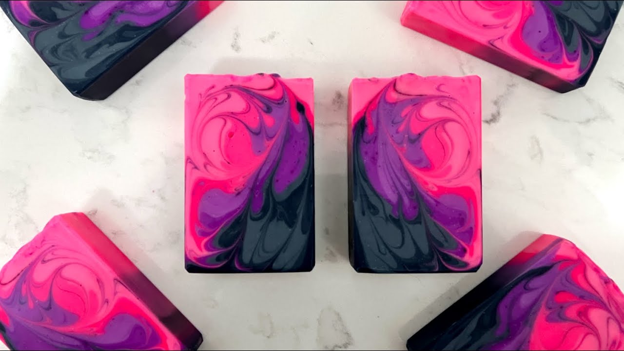 Cold Process Soap Making Inspired by the Mutara Nebula from Star Trek II: The Wrath of Khan