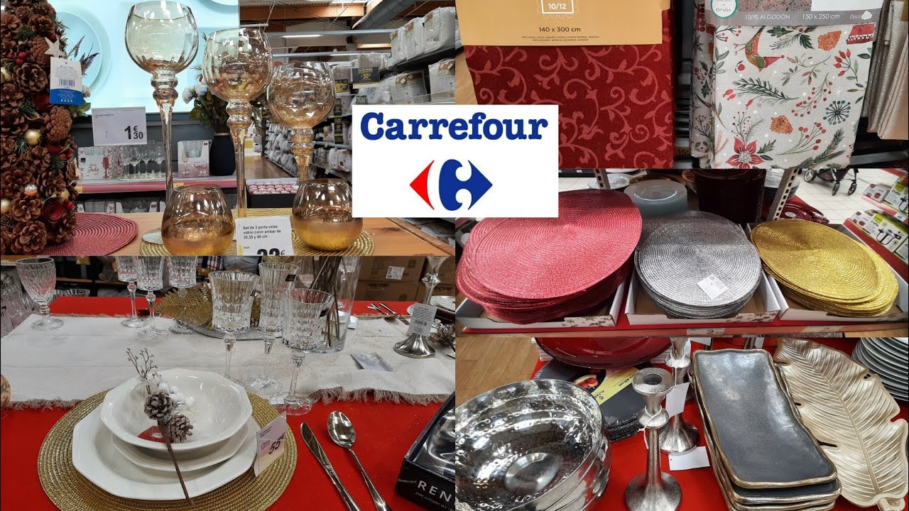 CARREFOUR♥️DECO&COCINA NAVIDEÑA🎄IDEAS DECORACIÓN MESAS DE NAVIDAD NOVIEMBRE 2021/مطبخ وديكور كريفور