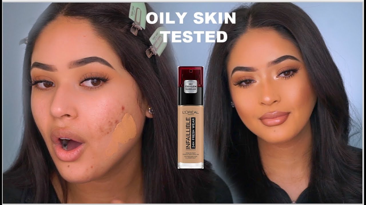 NEW! L'OREAL FRESH WEAR FOUNDATION WEAR TEST + REVIEW |Taisha