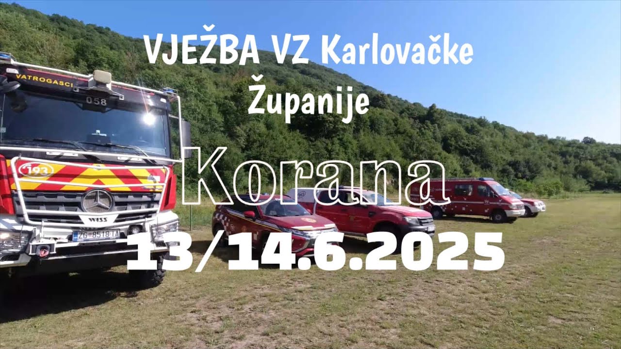 KARLOVAČKI I ČEŠKI VATROGASCI ZAJEDNO U AKCIJI U LICI