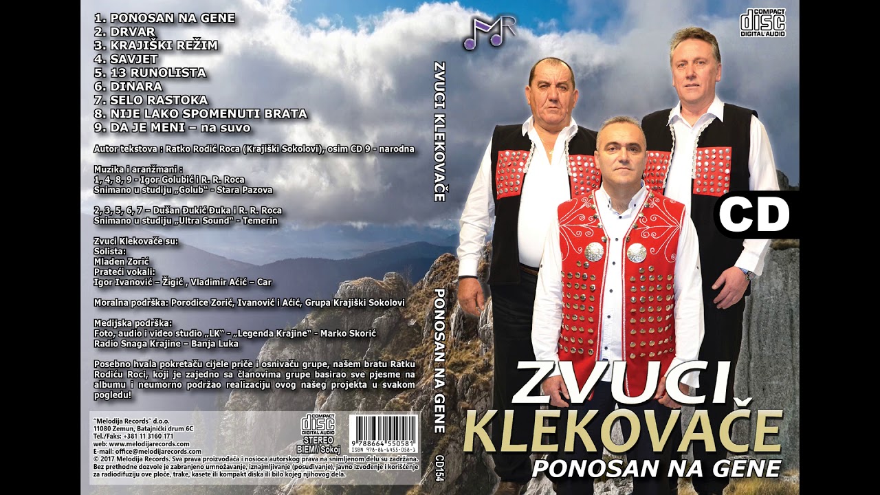 Zvuci Klekovace - Dinara (Audio 2017)