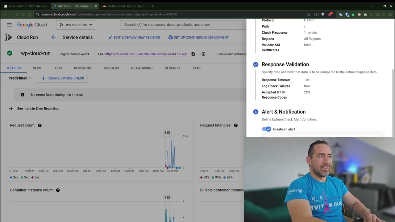 6 - Setup Cloud Run uptime alerting