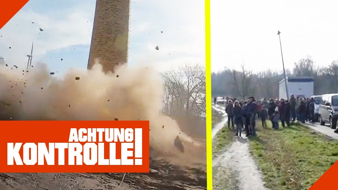 Schaulustige vor Ort: Sprengmeister mit 10kg Sprengstoff im Einsatz | Achtung Kontrolle | Kabel eins