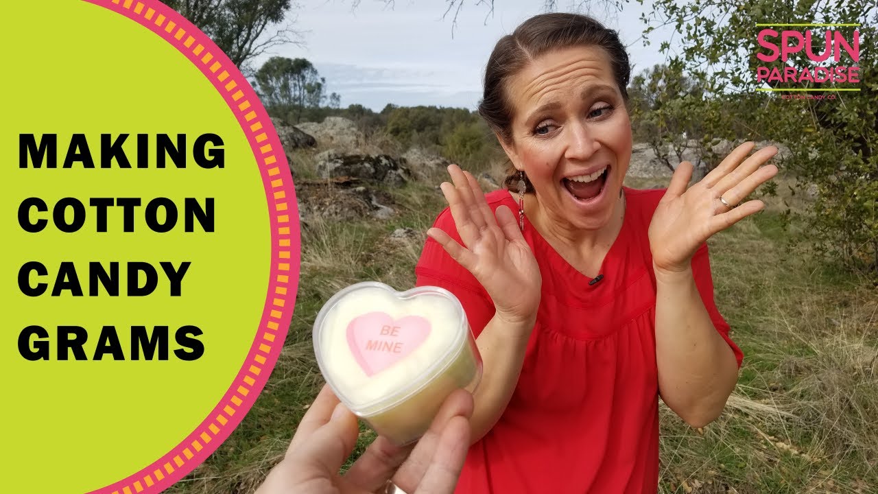 Cotton Candy Grams – Packaging a Valentine’s Day Treat