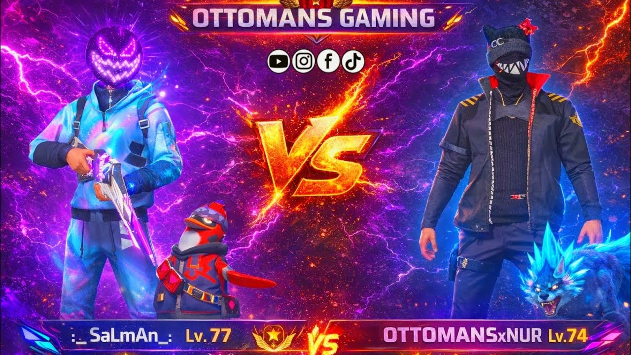 👑 OTTOMANS GAMING vs TOP PLAYER 😱 Intense Free Fire VS Battle 💪 Friendly match 