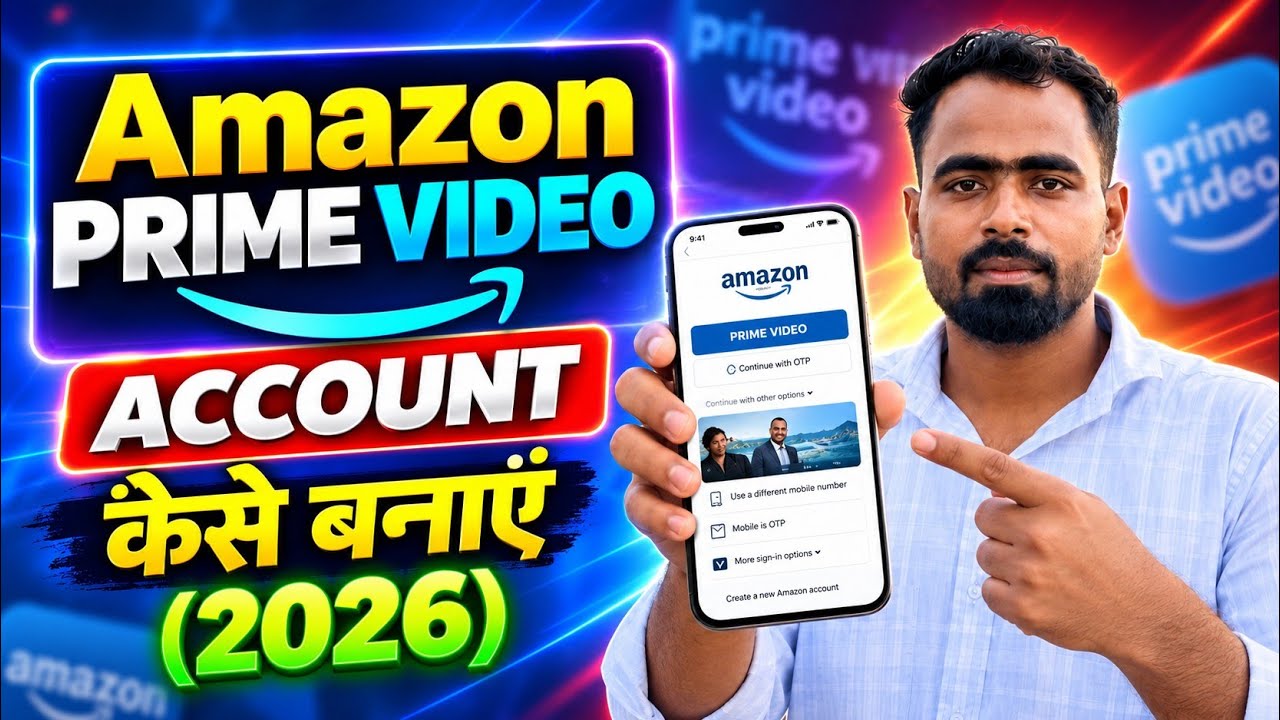 Amazon Prime Video Account Kaise Banaye 2026 😱 How To Create Amazon Prime Video Account #primevideo
