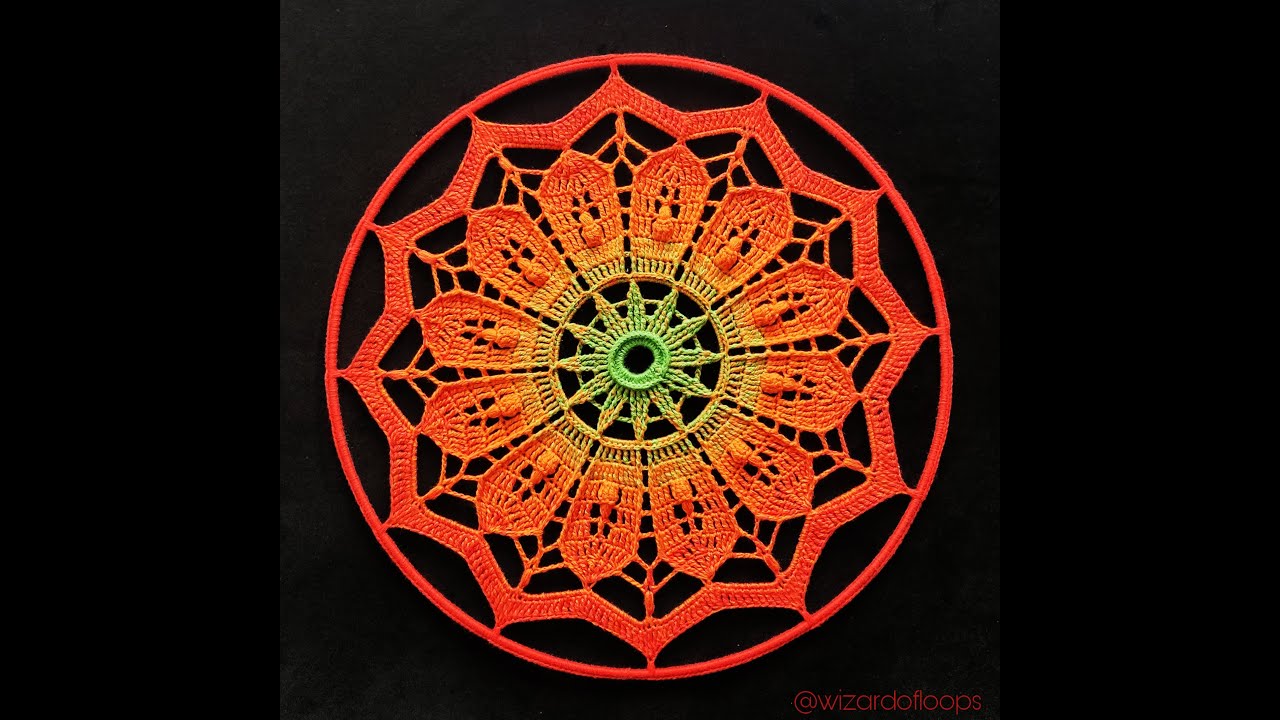 Mandala Zinnia Crochet Tutorial | Part 1