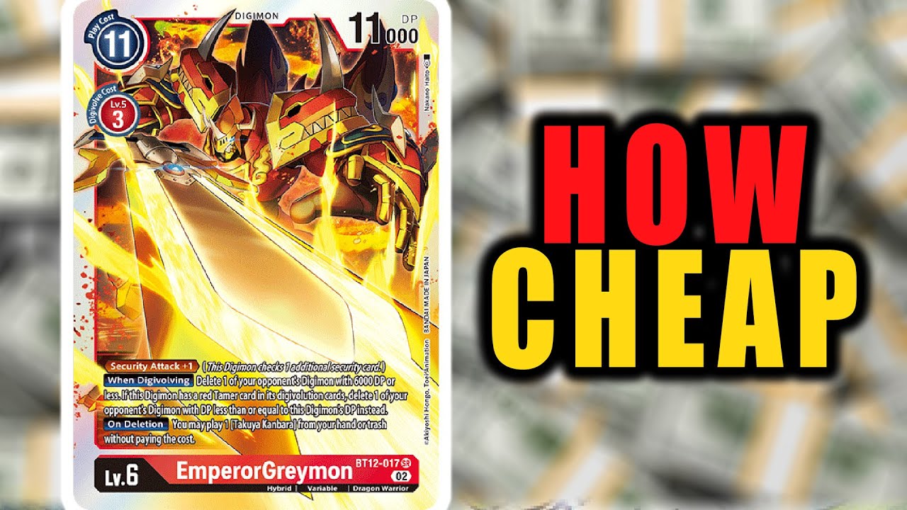 PRICE GUIDE: How Cheap is the Red Hybrid Deck? (Digimon BT15 ENG)