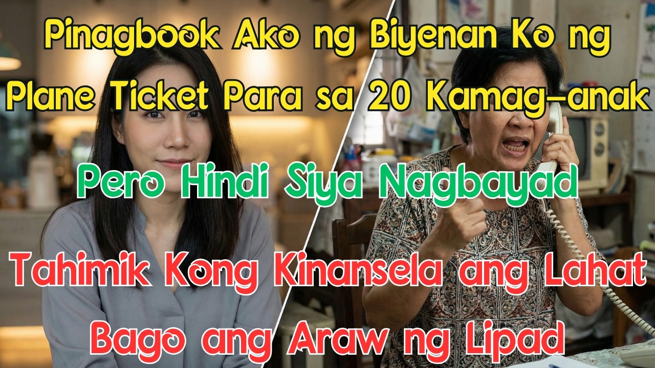 Pinagbook Ako ng Biyenan Ko ng Plane Ticket Para sa 20 Kamag-anak, Pero Hindi Siya Nagbayad Tahimik