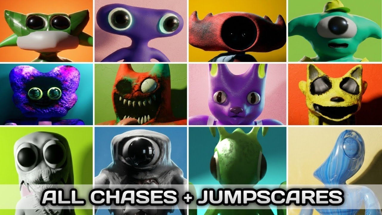 BANBAN FANGAMES (2026) ALL CHASES AND JUMPSCARES