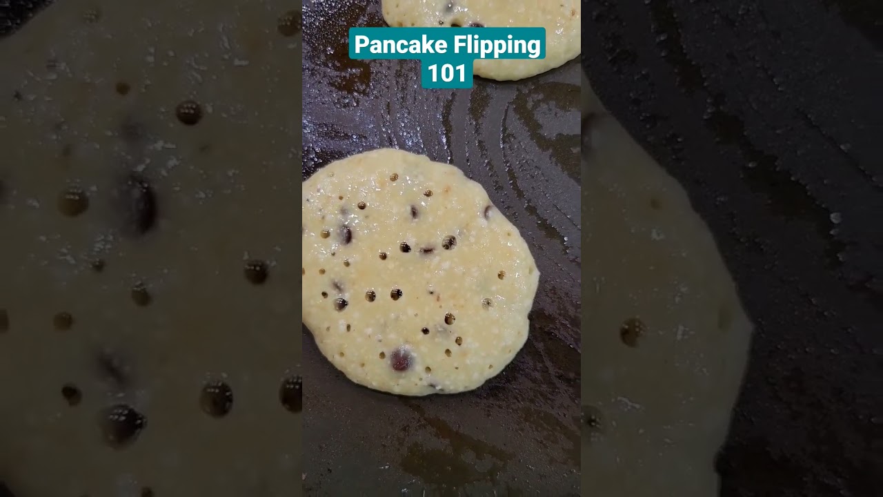 This is how you know when to flip your pancakes. #flippinghousesandpancakes