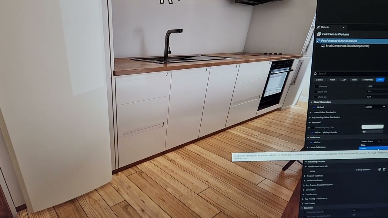 strange flickering on lumen reflection