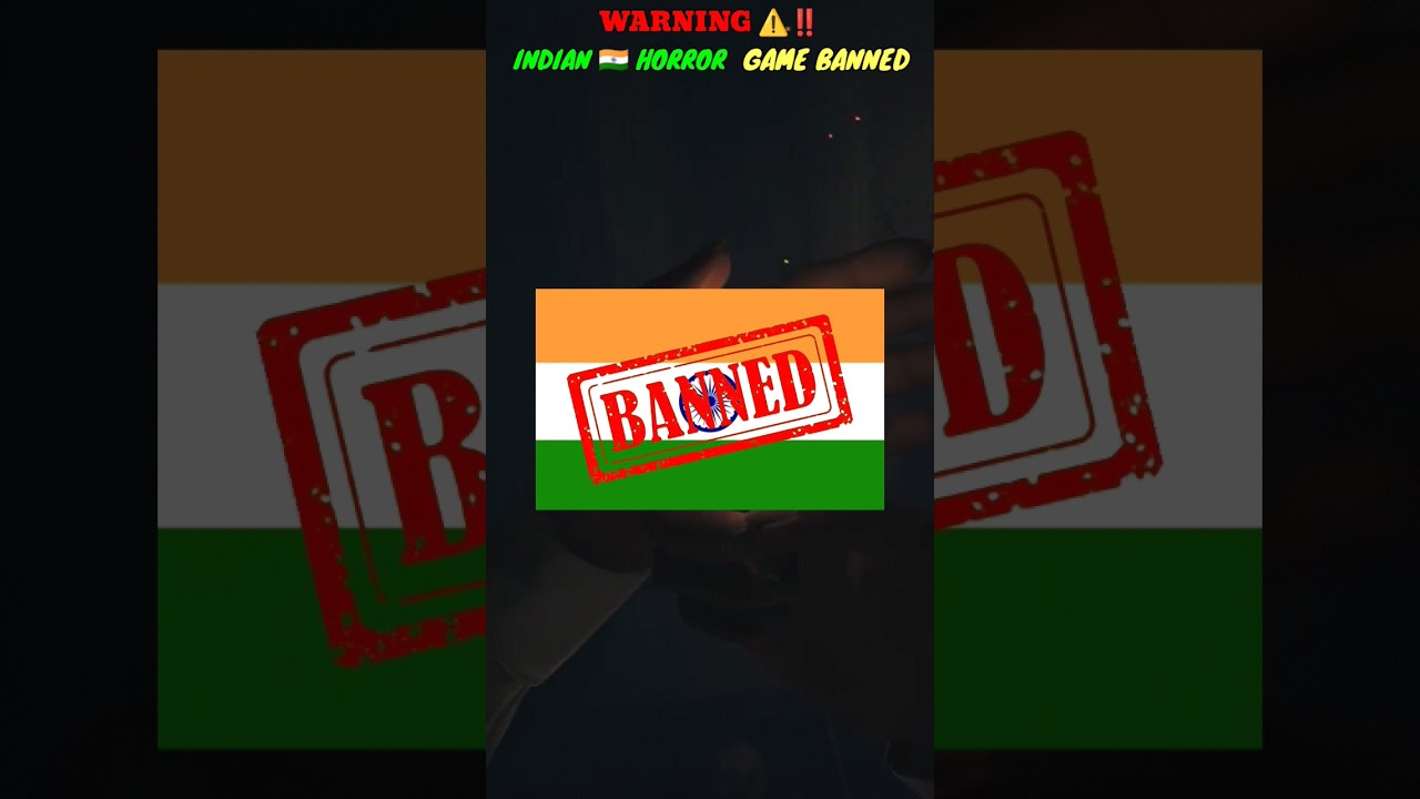 INDIAN का 🇮🇳 MOST😨 HORROR GAME. 🚫BANNED|| #shorts #horrorstories
