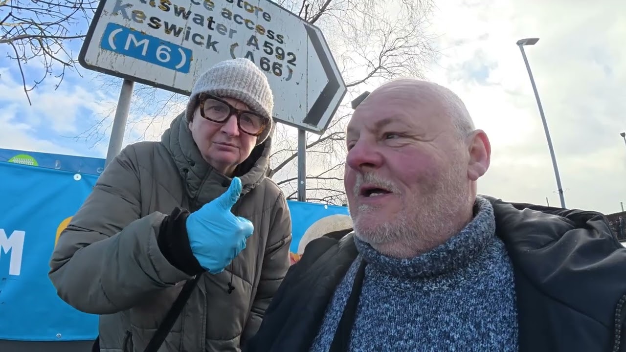 Bobbie & Steve go from Carlisle, to Gretna Green, to Carlisle, to Oxenholme, to Penrith, to #kendal