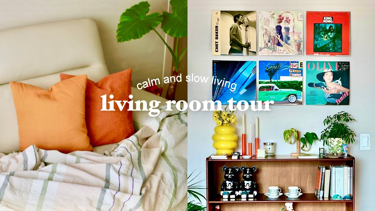 Living Room Tour✨｜уют, растения, ghibli, винтажный интерьер｜ikea, преображение дома｜эстетический
