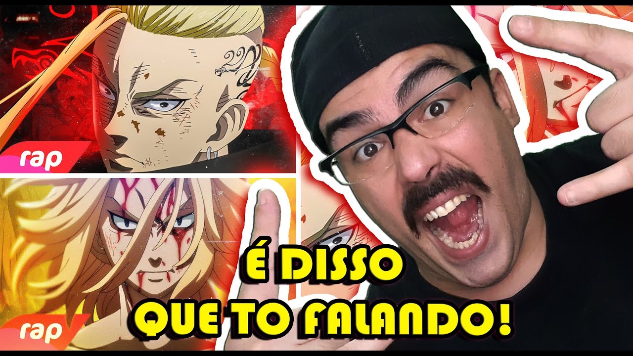 REACT - Rap do Draken - CUIDADO COM O DRAGÃO / Rap do Mikey (Tokyo Revengers) - O INVENCÍVEL