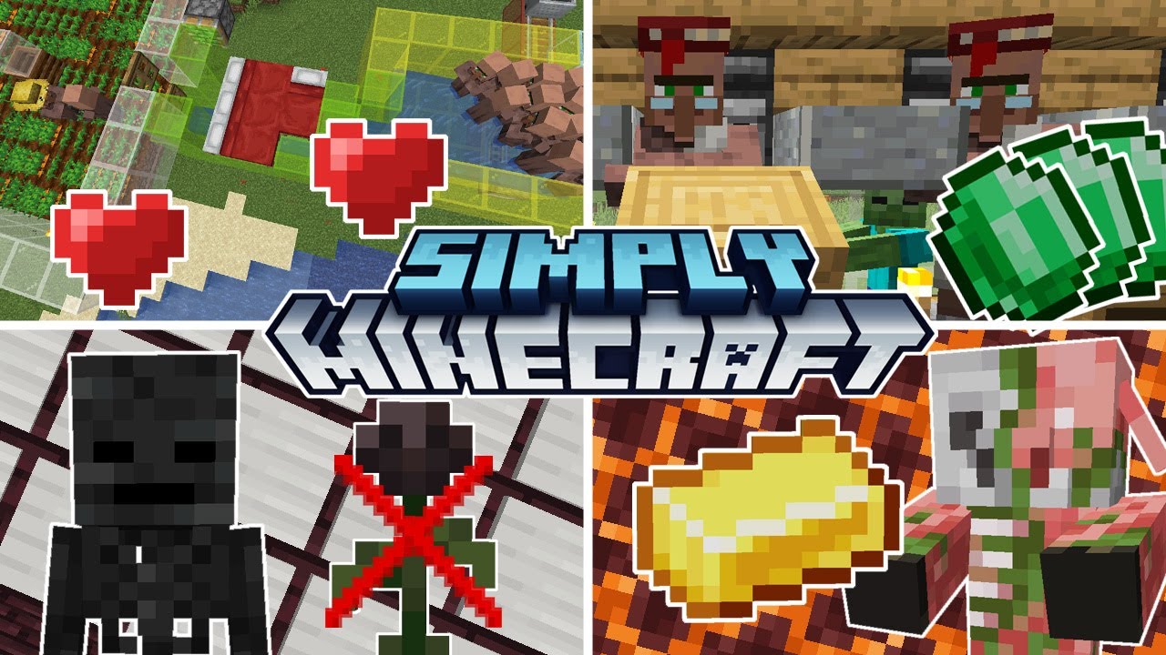 11 Easy Farms for Minecraft 1.17/1.18 | Simply Minecraft Tutorial Recap (Java Edition)