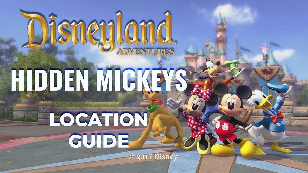 Disneyland Adventures - Hidden Mickeys - All Locations