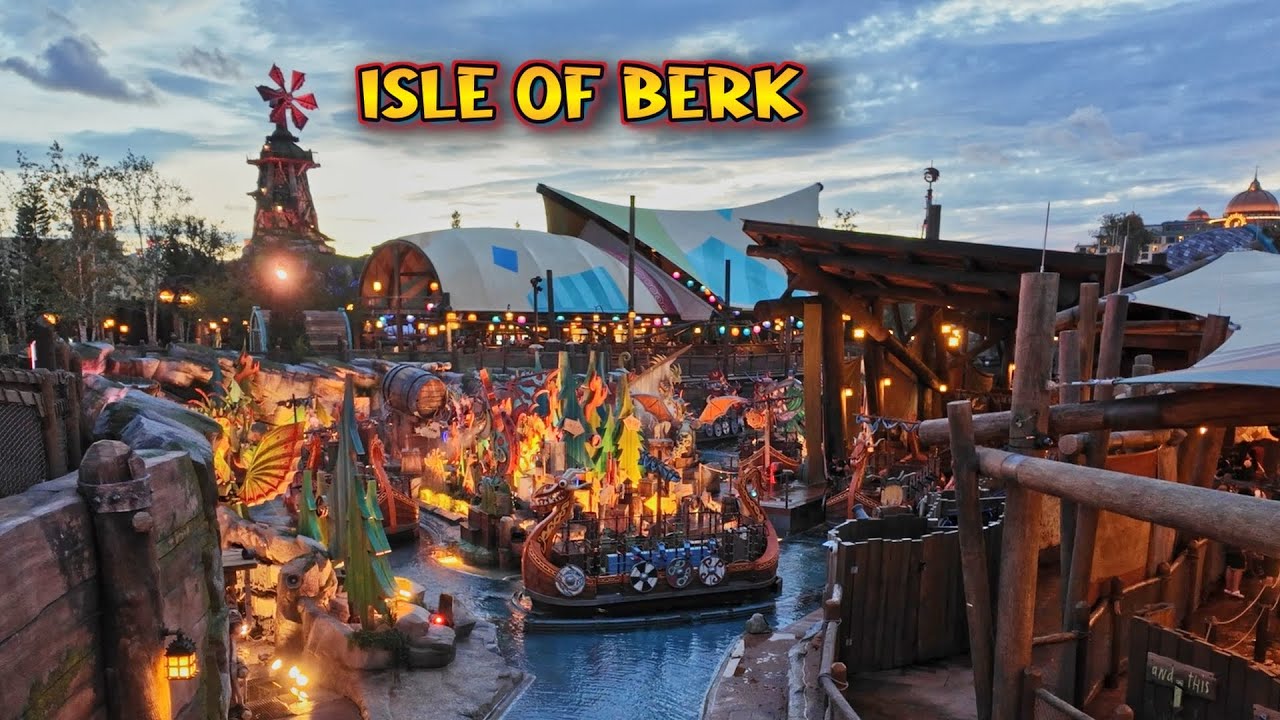 Epic Universe’s Isle of Berk – A Quick Look at This Stunning New Land!