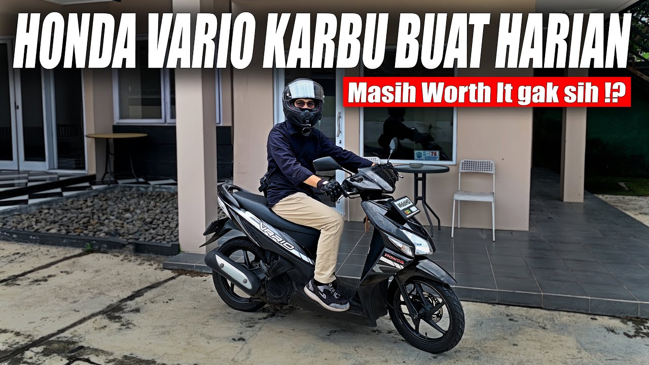 BELI HONDA VARIO KARBU DI TAHUN INI, WORTH IT GA SIH ? Kekurangan dan Kelebihan Vario Karbu