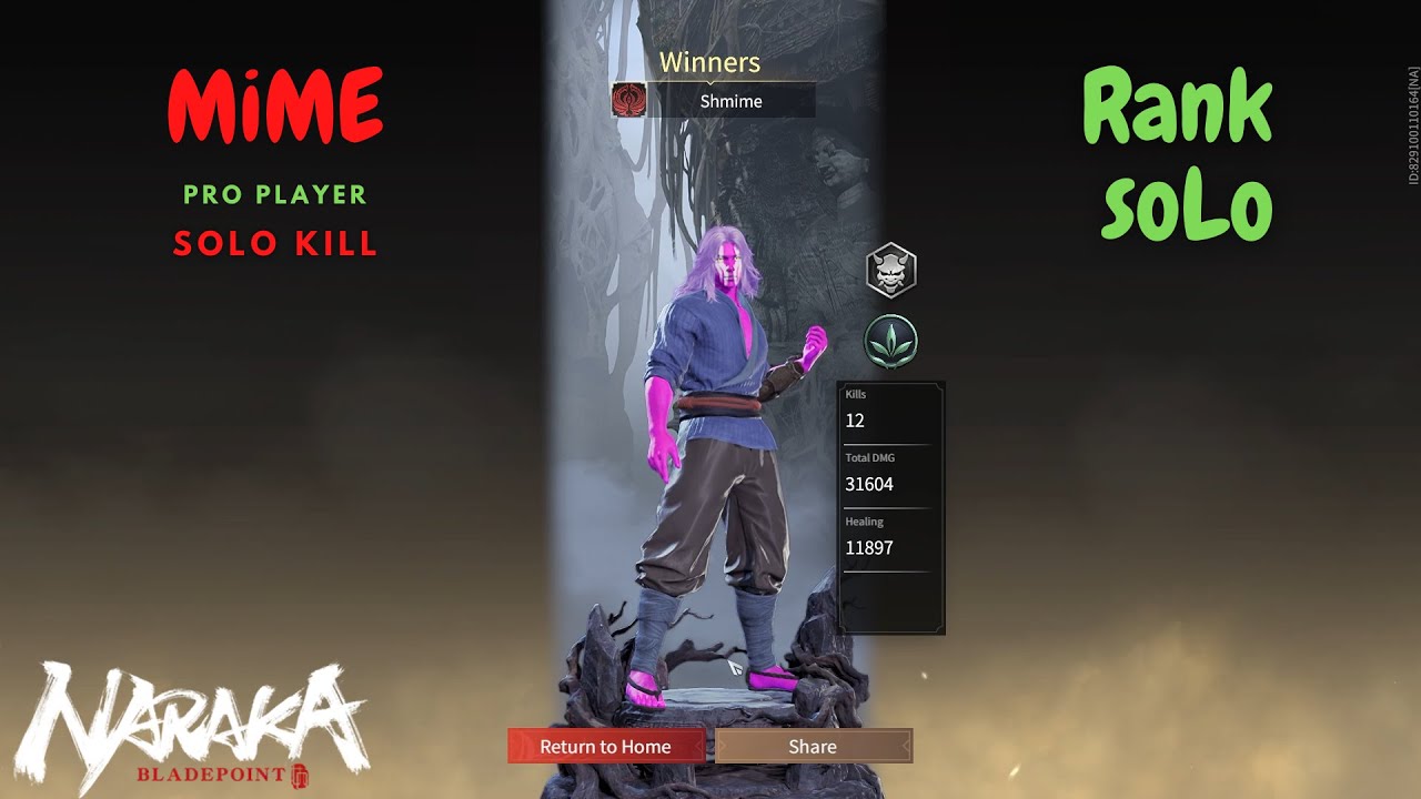 Naraka: Bladepoint | Streamer MIME Game play champ Tarka Ji | RANK SoLo #ProPlayer #Solokill #NARAKA