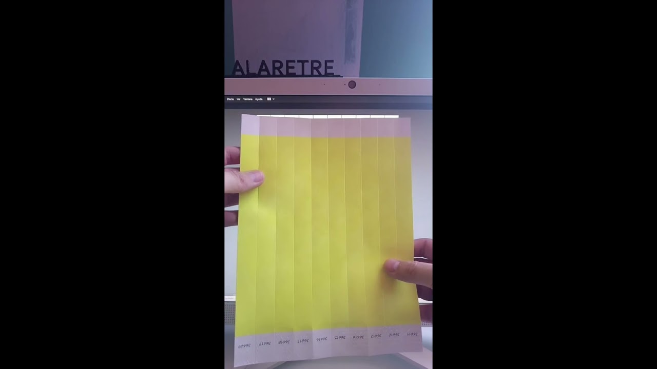 Pulseras Tyvek imprimiendolas en inyección de tinta @Lideart