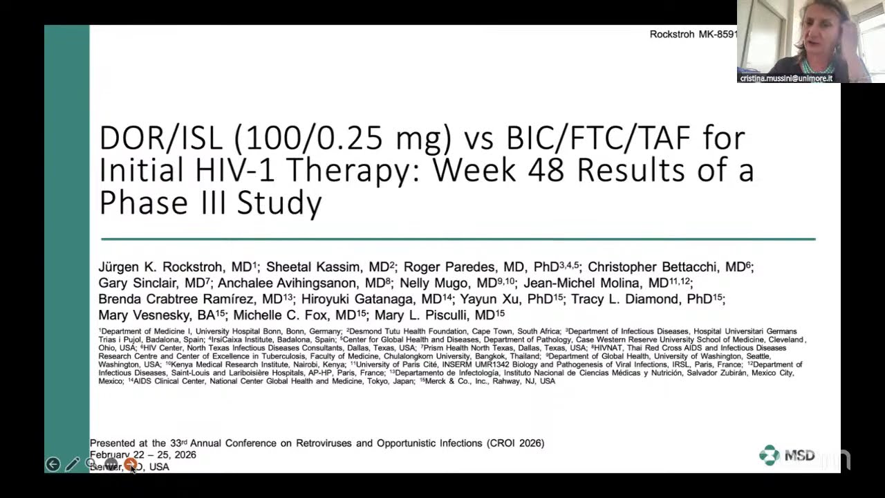 What's new in HIV science? Doravirine: added value in current antiretroviral therapy basket: ASICON