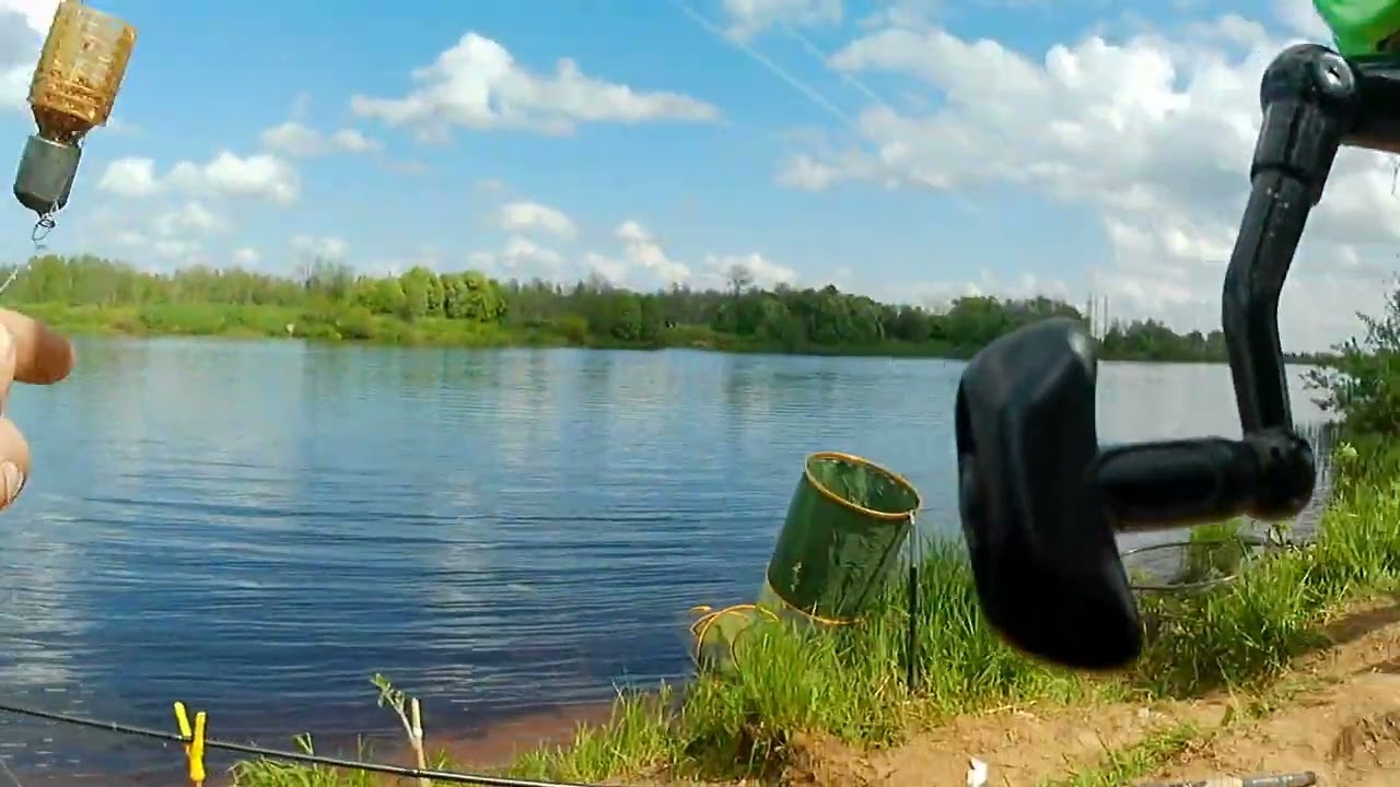 Первая рыбалка в этом сезоне на Луге