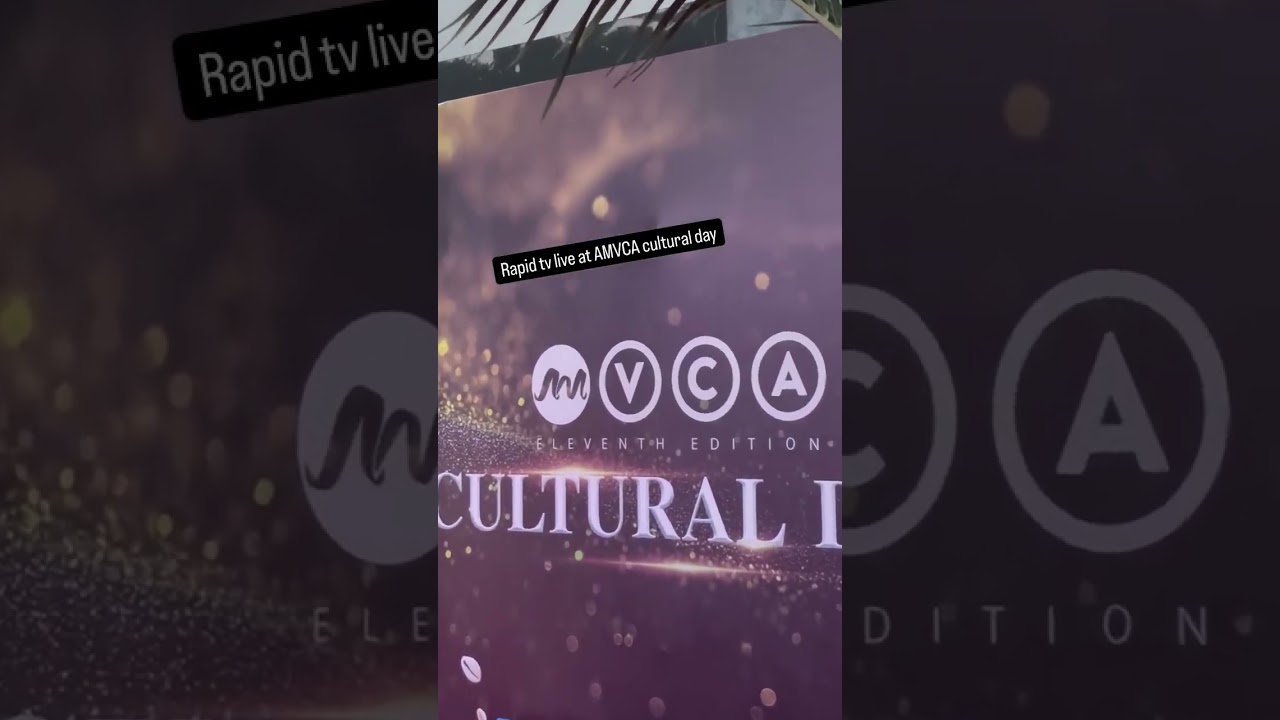 Rapid TV is live at the AMVCA cultural day #rapidtv #youtubeshorts #nollywood