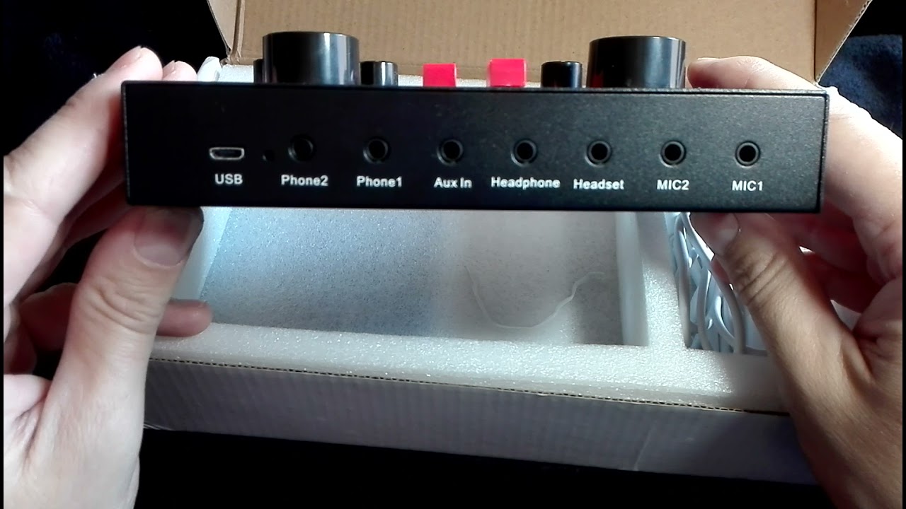 tarjeta de audio v8x pro