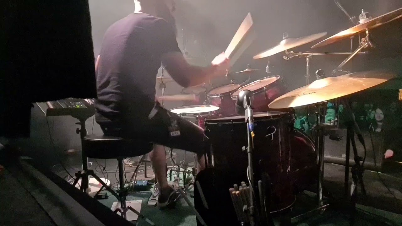 Cadaver  - Decomposed Metal Skin - Live Drumcam