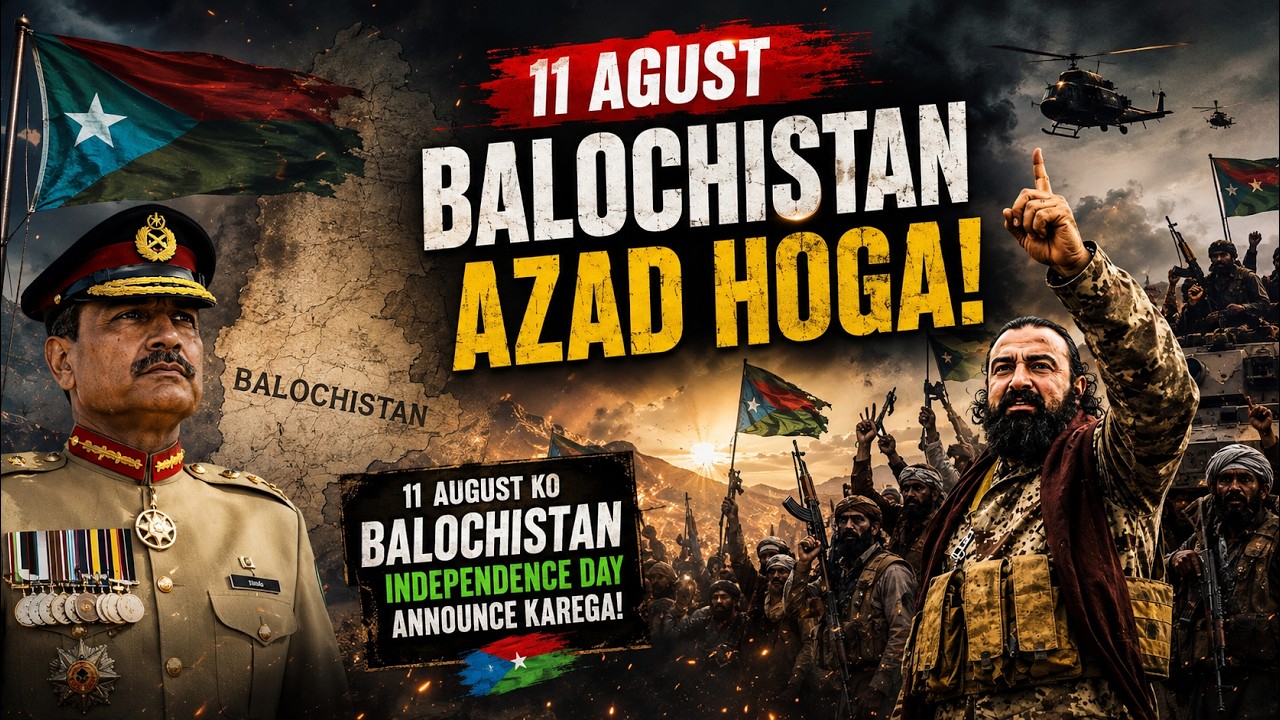 Baloch Movement Says Balochistan Will Be Independent on August 11 | Pakistan Faces a New Crisis