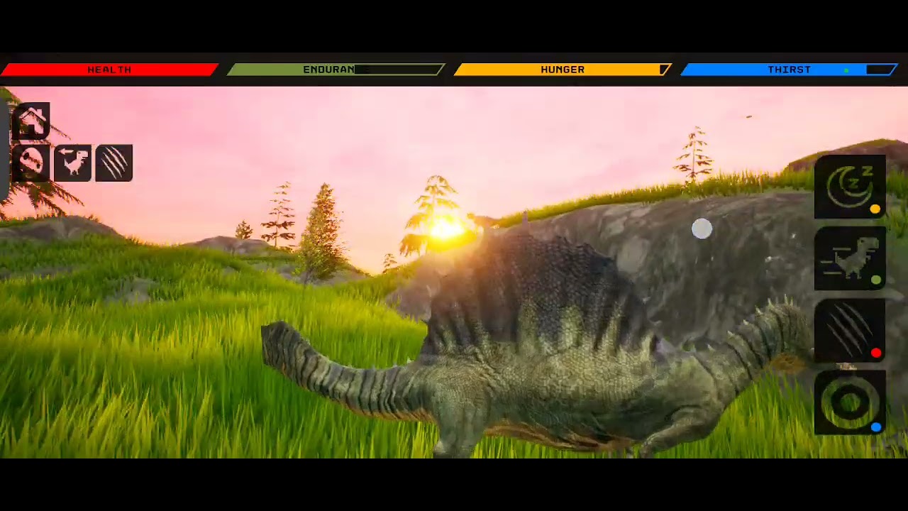 Playing the old version of the cursed dinosaur isle spinosaurus experience 