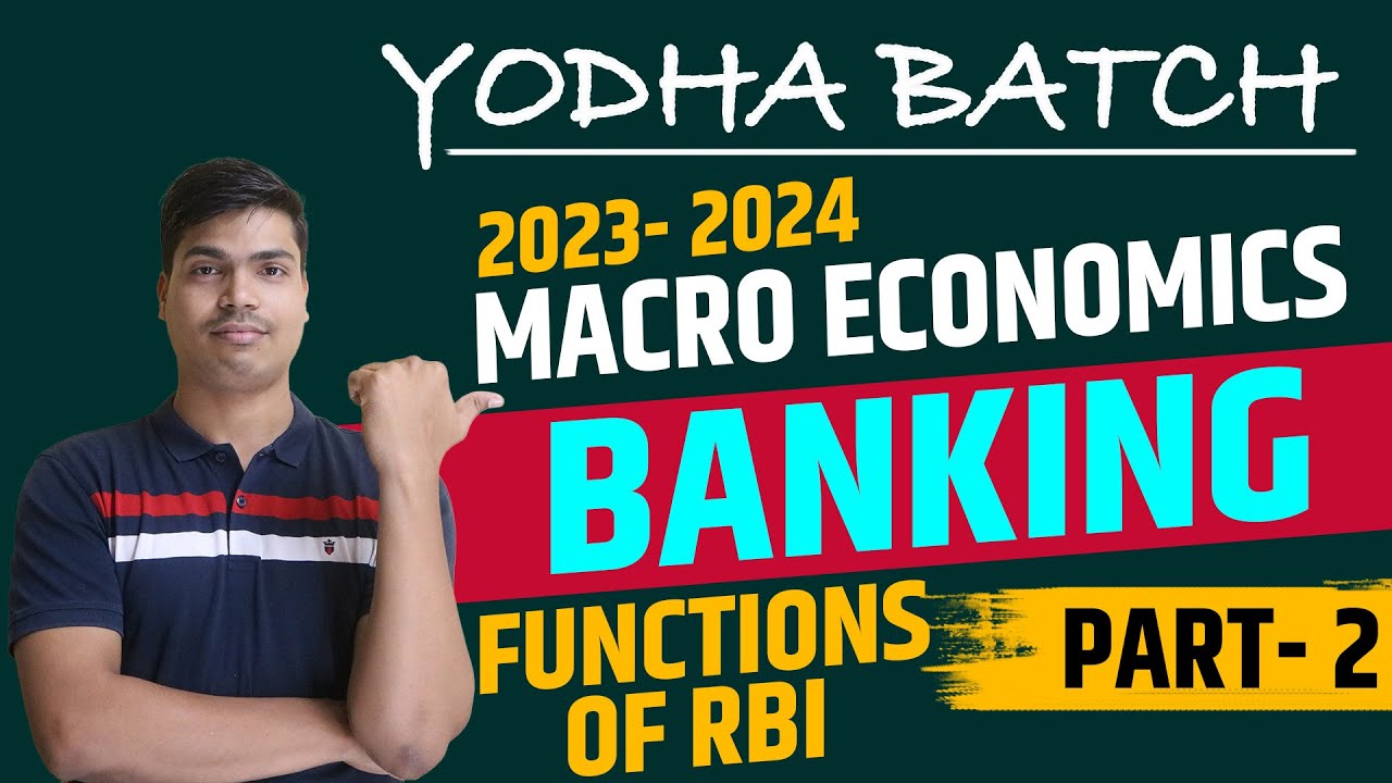 Money & Banking class 12 Macro economics Part 2 | Functions of central bank in Easy way #cbse2024
