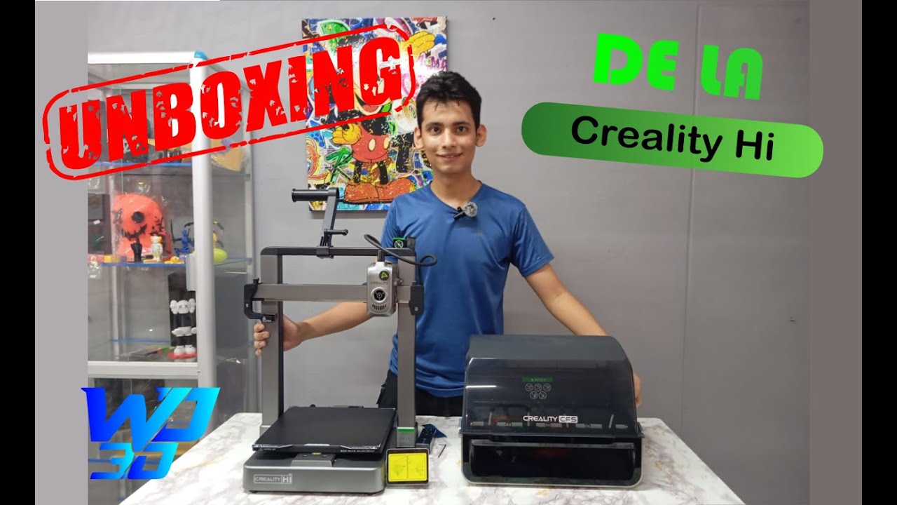 Unboxing y armado de la nueva Creality Hi Combo