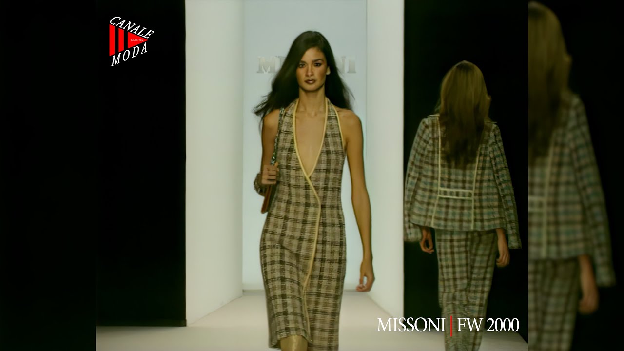 MISSONI Осень-Зима 2000 Милан 4K — Fashion Channel