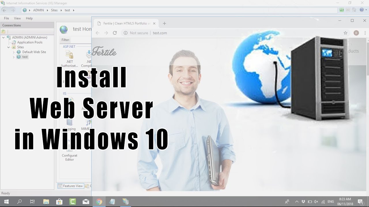 Как установить веб-сервер в Windows 10