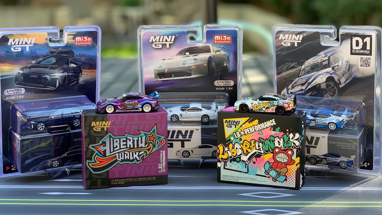 Lamley Showcase: Mini GT drops Limited Edition Liberty Walk GT R's & more new stuff!