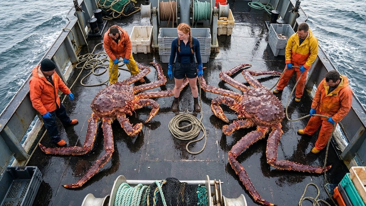 Inside the Largest King Crab Processing Facility – 12,000 Pounds of Alaskan Crab