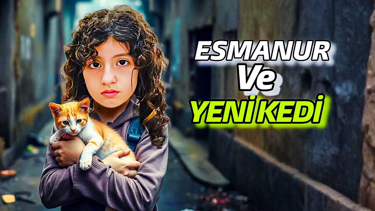 ESMANUR YİNE SOKAKTAN TERKEDİLMİŞ KEDİ GETİRDİ!