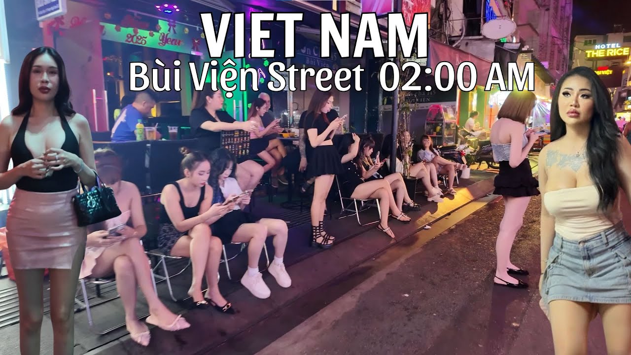 Bui Vien Street at 2:00 AM – Night Life in Ho Chi Minh City, Vietnam