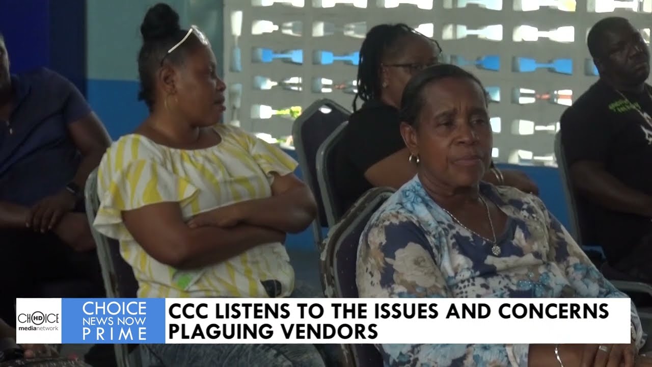 THE CASTRIES CONSTITUENCY COUNCIL LISTENS TO THE ISSUES AND CONCERNS PLAGUING VENDOR